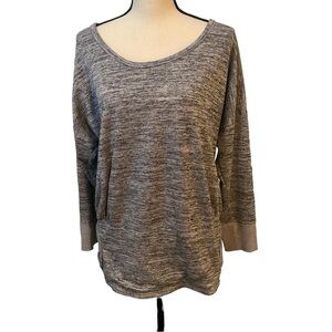 Athleta Women’s Heather Gray Tunic Sweater in Sz L